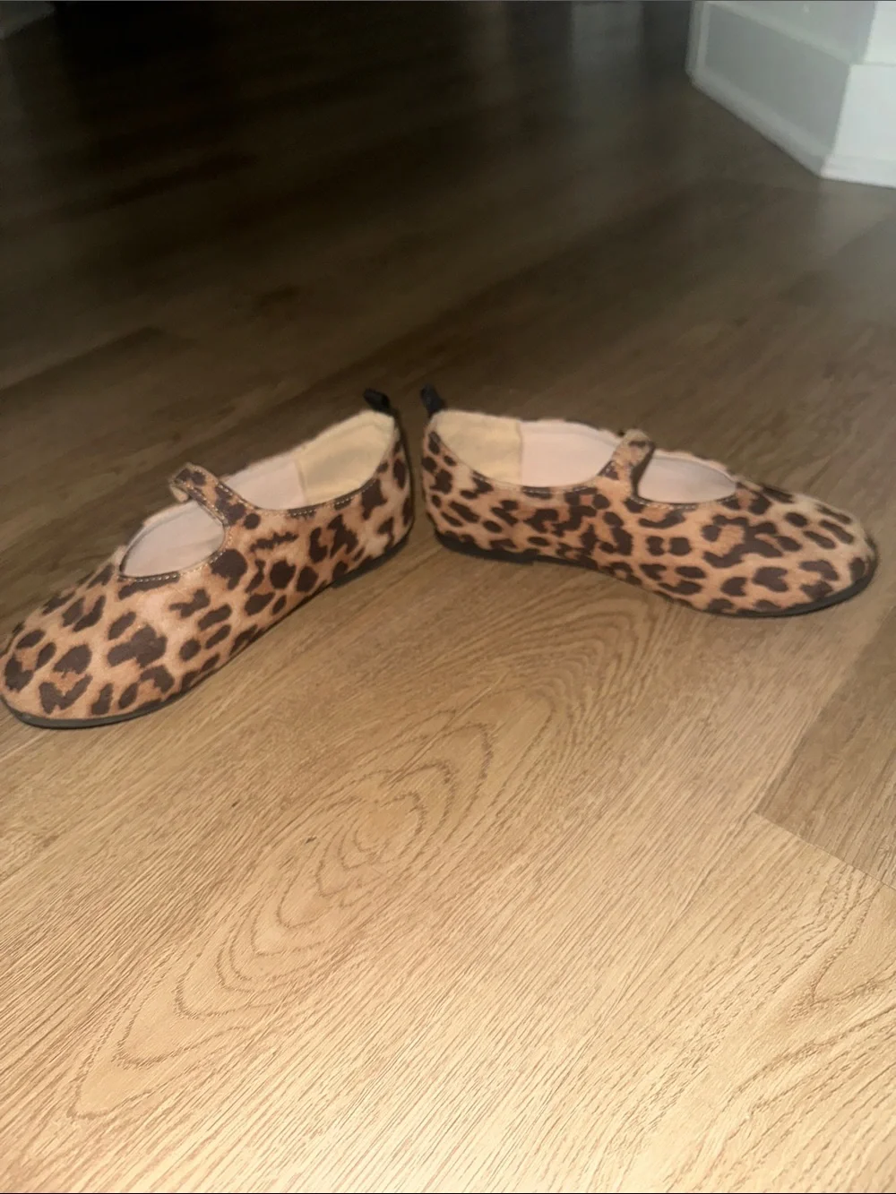H&M Leopard Print Mary Jane Shoes - Brown & Black